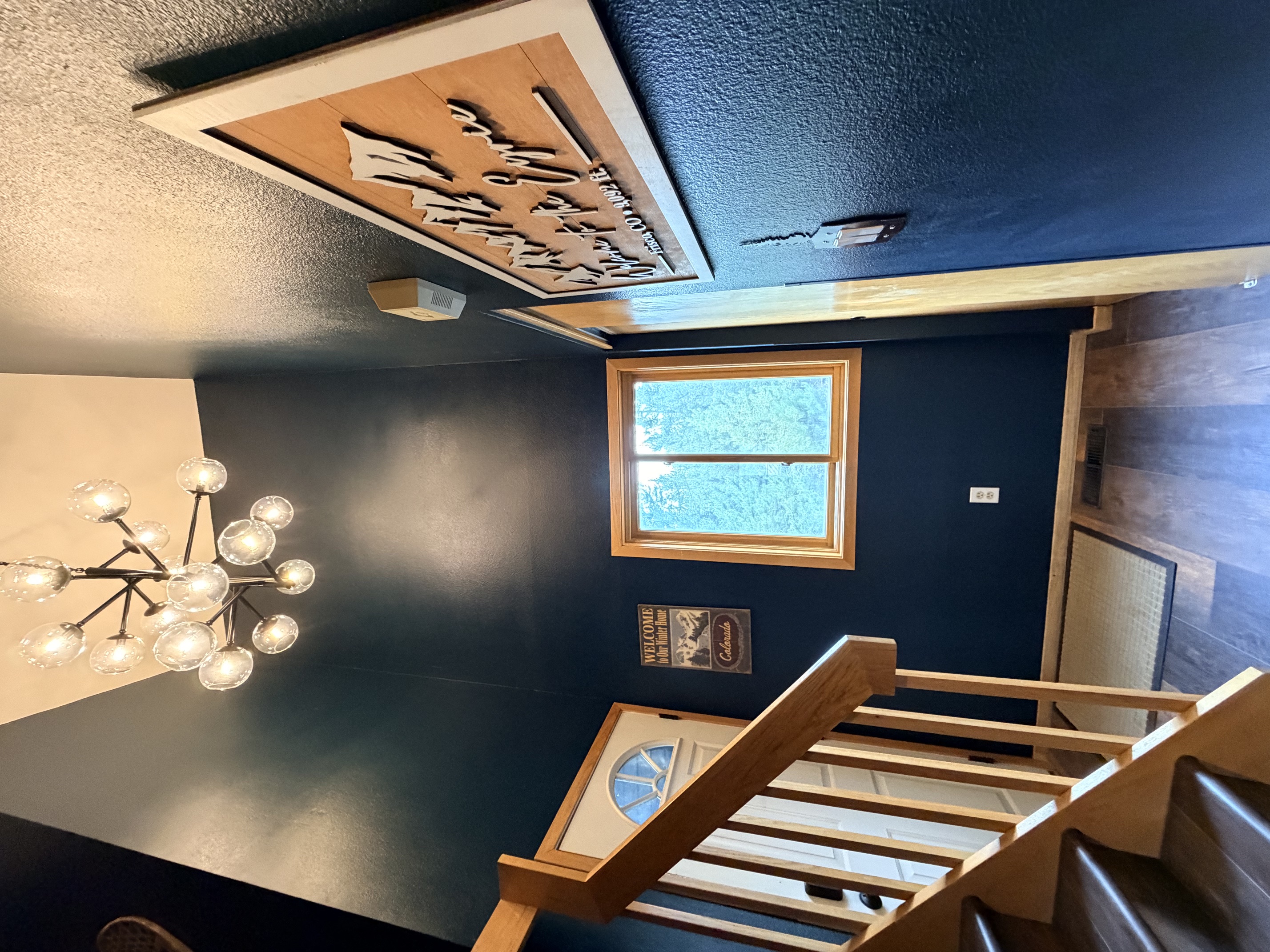 Main entry lofted with stairs